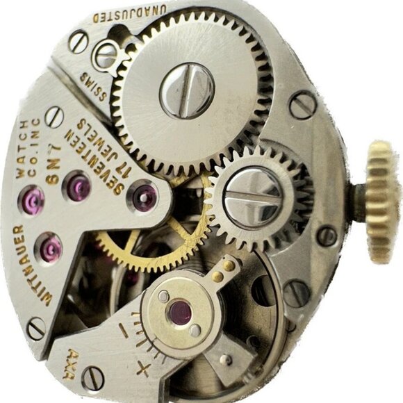 Vintage Wittnauer Ladies Mechanical Wristwatch 6N7 10k GF w Sunburst Dial Runs